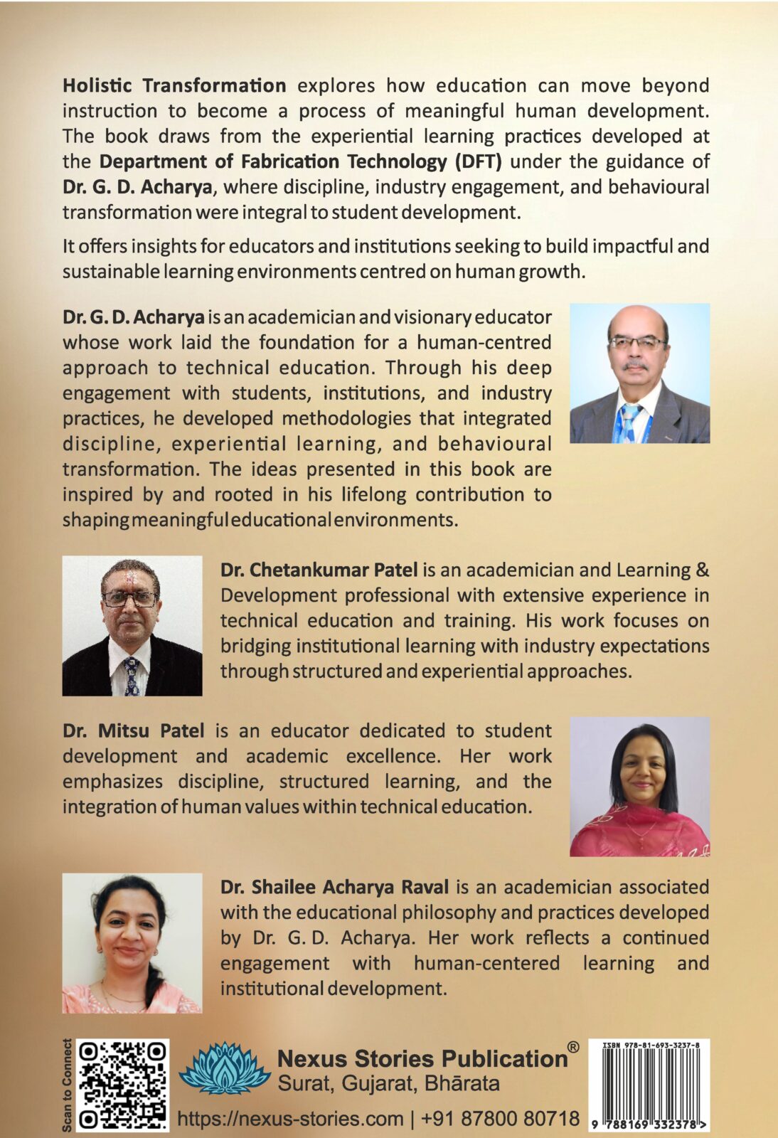 Holistic Transformation (English) By Dr. Chetankumar Patel, Dr. Mitsu Patel, Dr. Shailee Acharya Raval - Image 3
