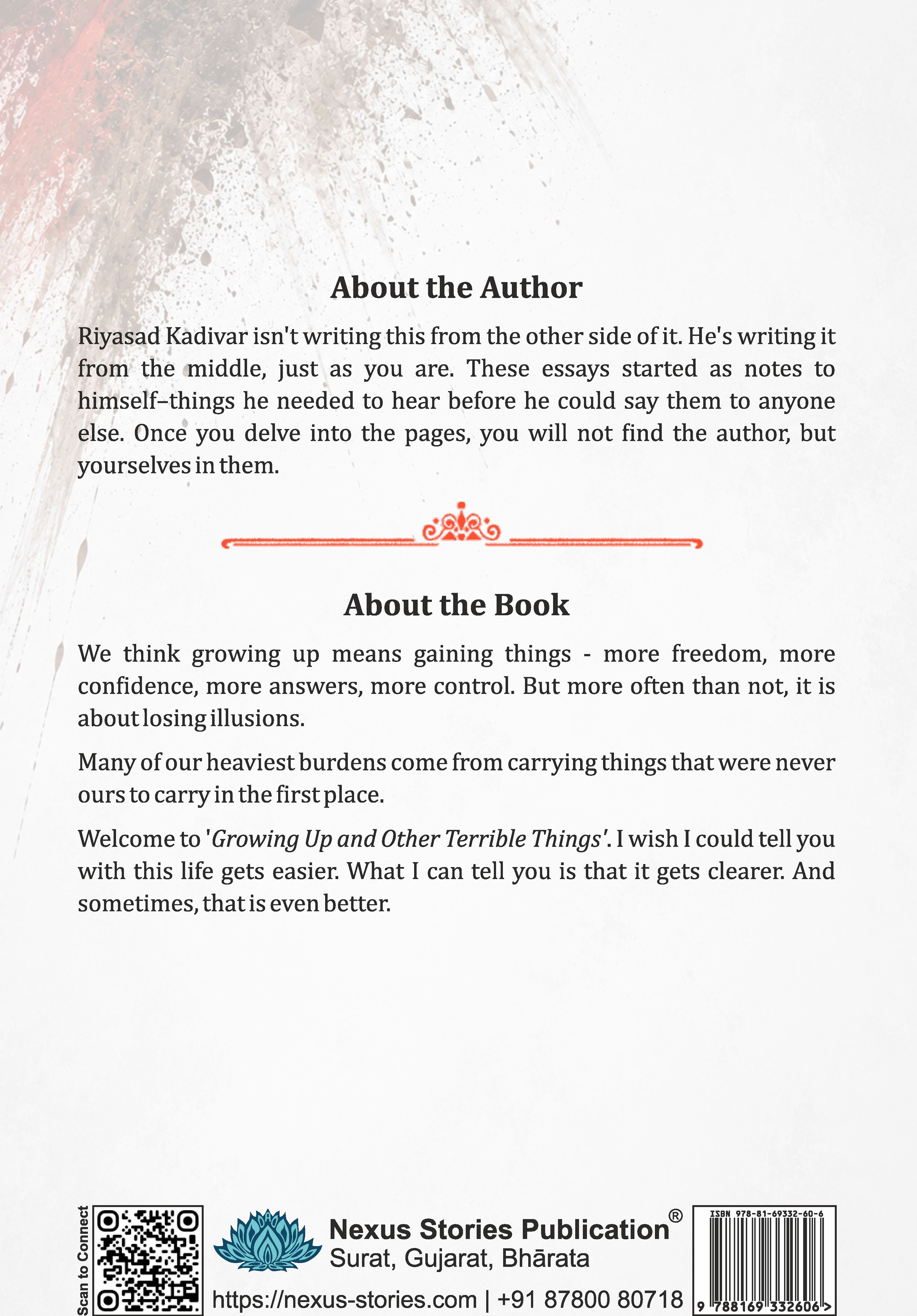 Growing Up & Other Terrible Things (English) By Riyasad Kadivar - Image 3