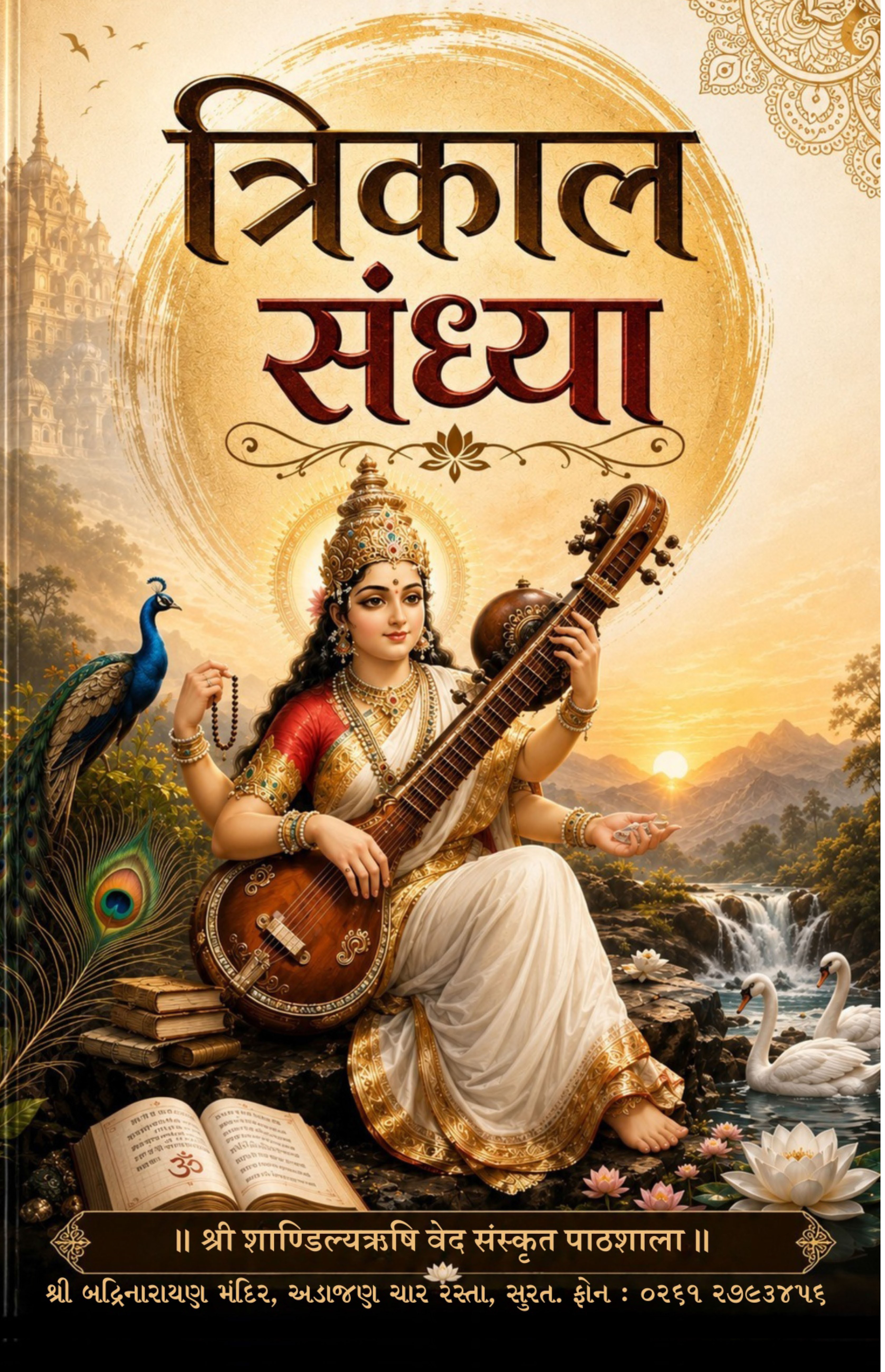 Trikal Sandhya (Sanskrit) By Dr. Ashokbhai S. Joshi and Shri Pravinbhai S. Joshi - Image 2